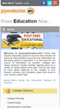 Mobile Screenshot of guyanaeducation.info